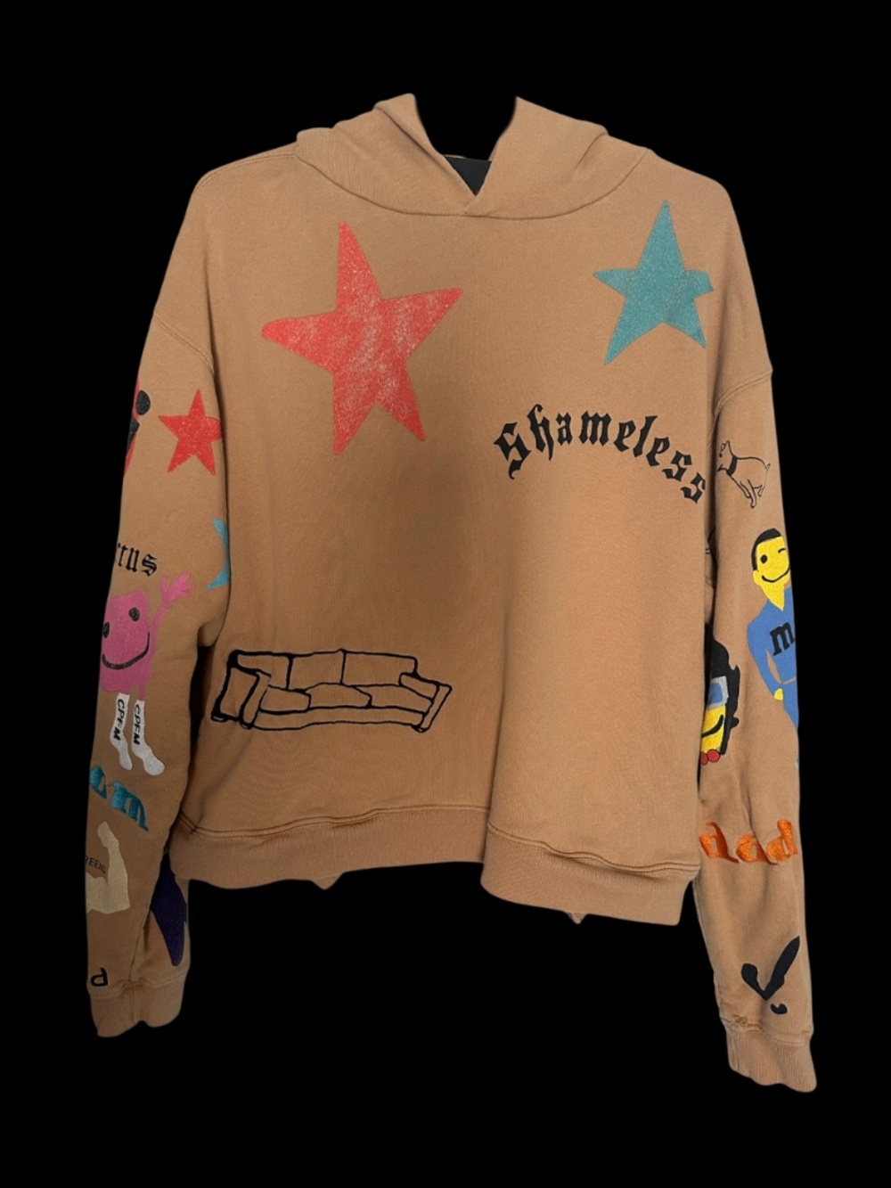 Marc Jacobs × Cactus Plant Flea Market Tattoo Hooded Pullover Sweatshirt Sand